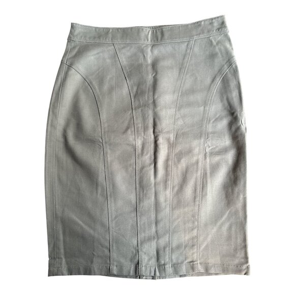 ANN TAYLOR GRAY PENCIL SKIRT SIZE 4 NWT - Picture 2 of 5